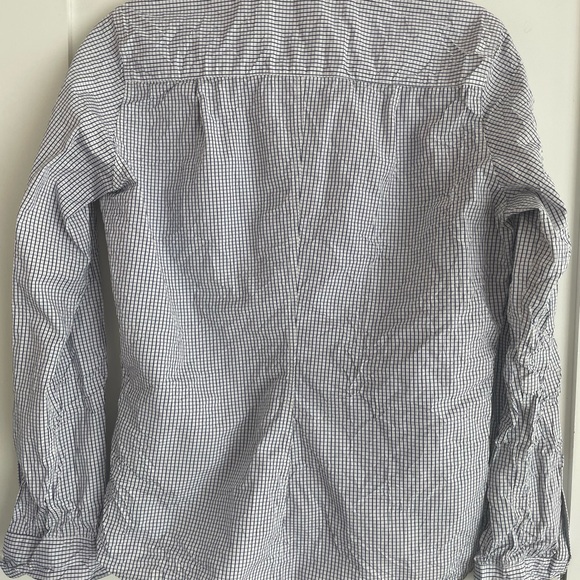Like New Frank & Eileen Barry Crinkle Button-Up Shirt! Size Medium - Picture 2 of 6